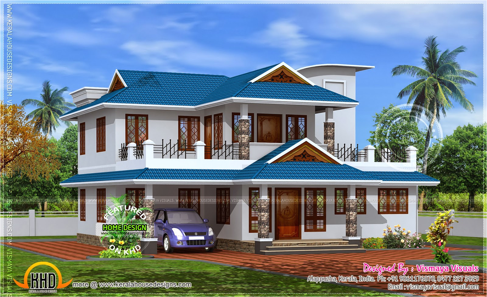 Home Plans Kerala Model 2350 Sq Feet Home Model In Kerala Kerala Home Design