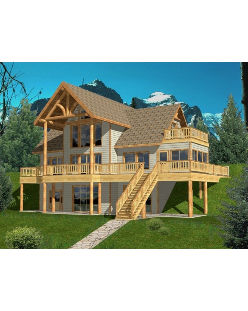 Home Plans On Pilings Amazingplans Com House Plan Ghd2100 Beach Pilings