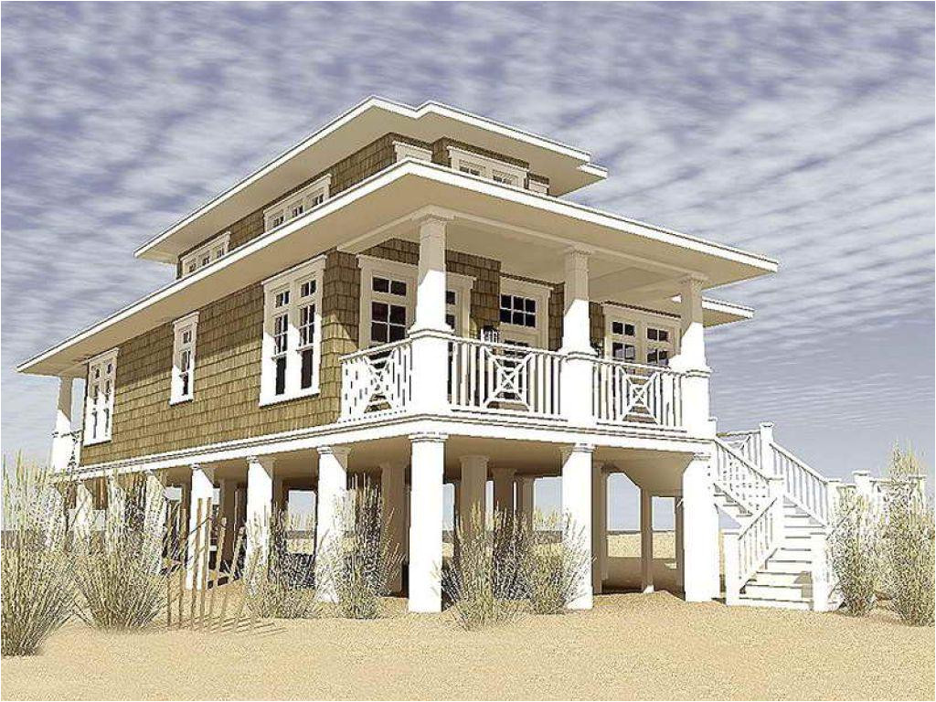Home Plans On Pilings Beach House Plans On Pilings for Narrow Lots Farmhouse