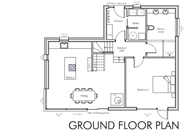 Home Plans to Build Floor Plan Self Build House Building Dream Home