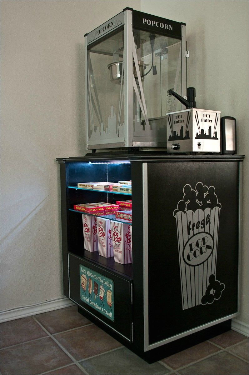 Home theater Concession Stand Plans Diy Concession Popcorn Machine Stand Home for the Home Home theater Concession Stand Plans Diy Concession Popcorn Machine Stand Home for the Home