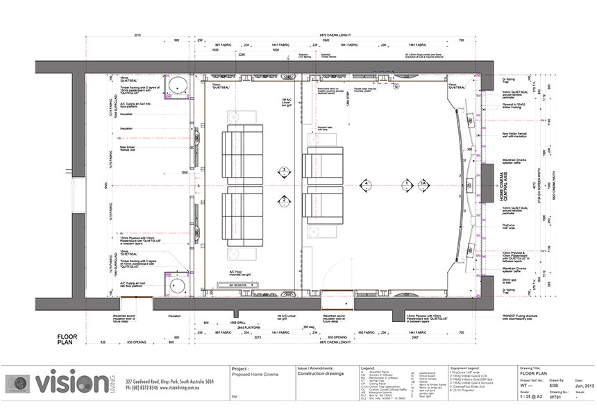 Home theatre Floor Plans Home theatre Adelaide Vision Living are Adelaide 39 S Home