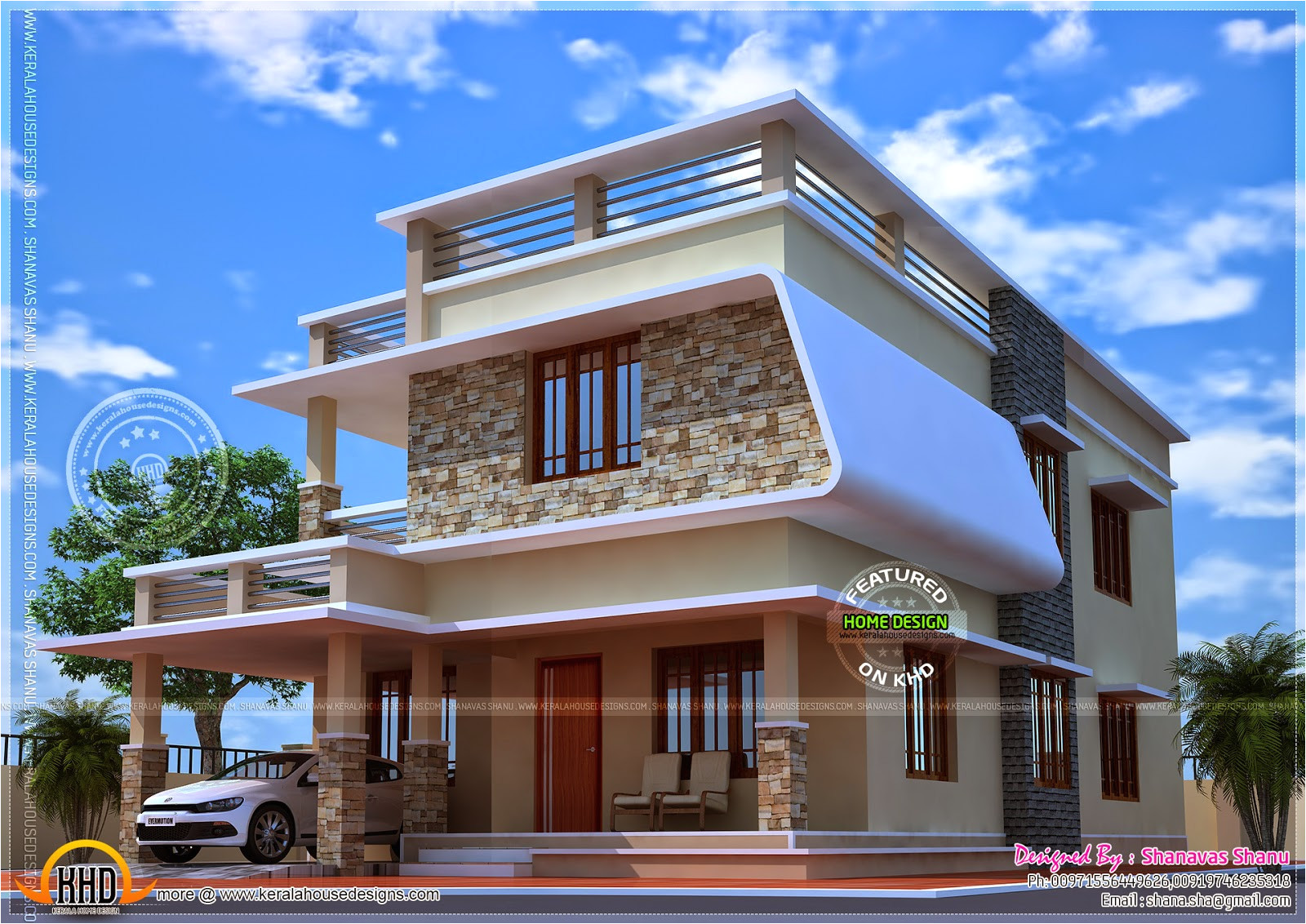 Homes Plans and Design Nice Modern House with Free Floor Plan Kerala Home Homes Plans and Design Nice Modern House with Free Floor Plan Kerala Home