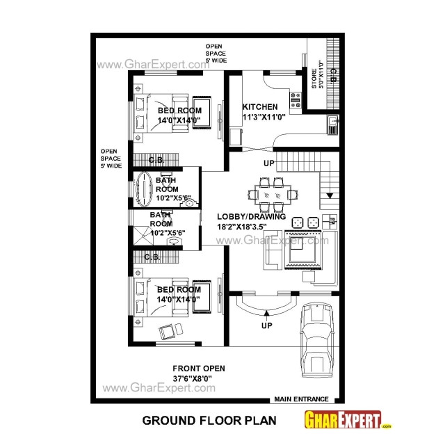 House Plan for 15 Feet by 60 Feet Plot Awesome Narrow Two Story House Plans Google Search Dream