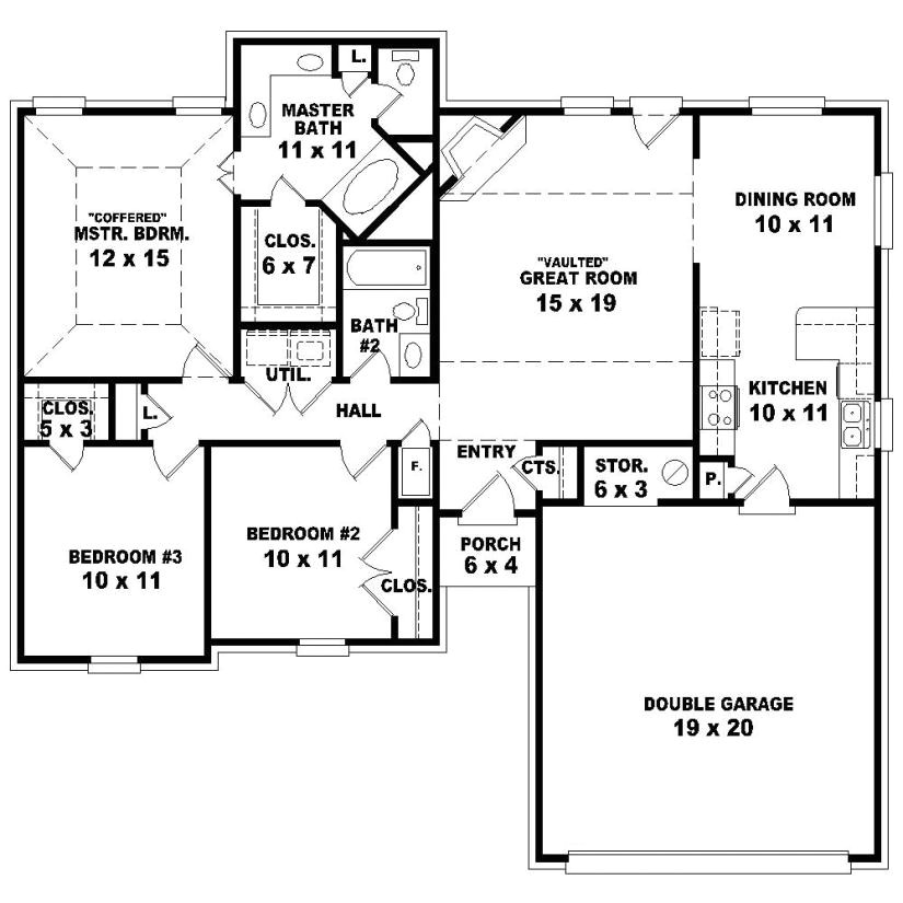 House Plans for 3 Bedroom 2.5 Bath Chic 3 Bedroom 2 Bath House Plans Ideas House Plans for 3 Bedroom 2.5 Bath Chic 3 Bedroom 2 Bath House Plans Ideas