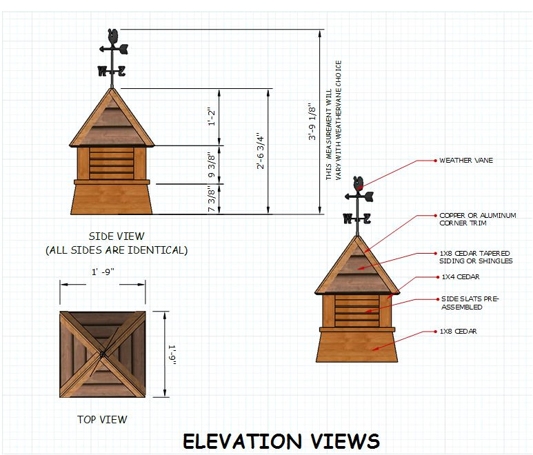 House Plans with Cupola Free Cupola Plans for Your Neat Shed House Plans with Cupola Free Cupola Plans for Your Neat Shed