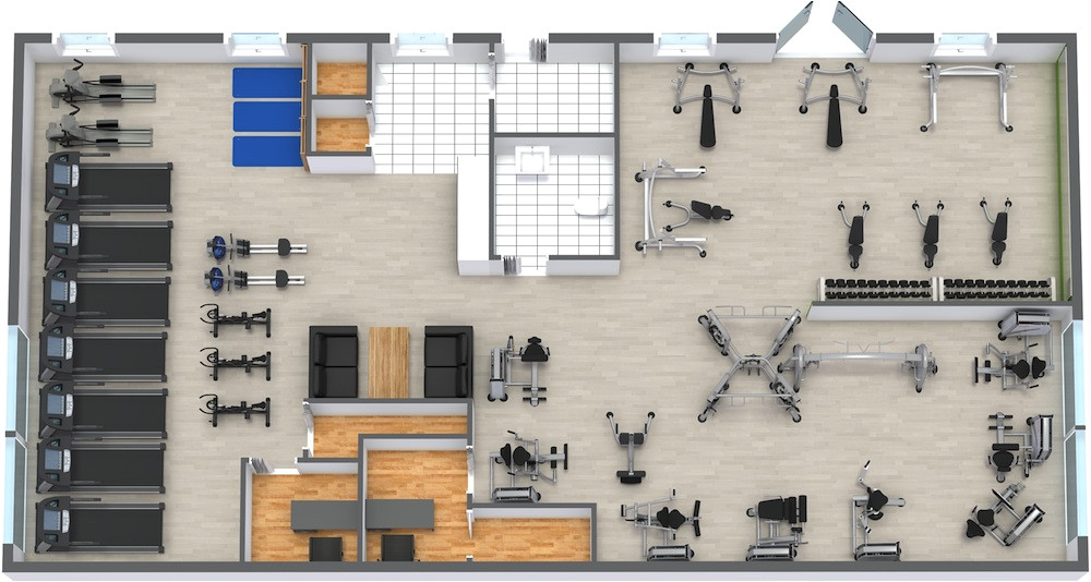 House Plans with Gymnasium Gym Floor Plan Roomsketcher House Plans with Gymnasium Gym Floor Plan Roomsketcher