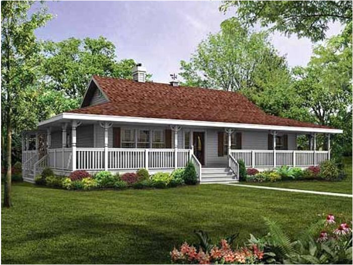 House Plans with Porches All Around House Plans with Porches All the Way Around Cottage