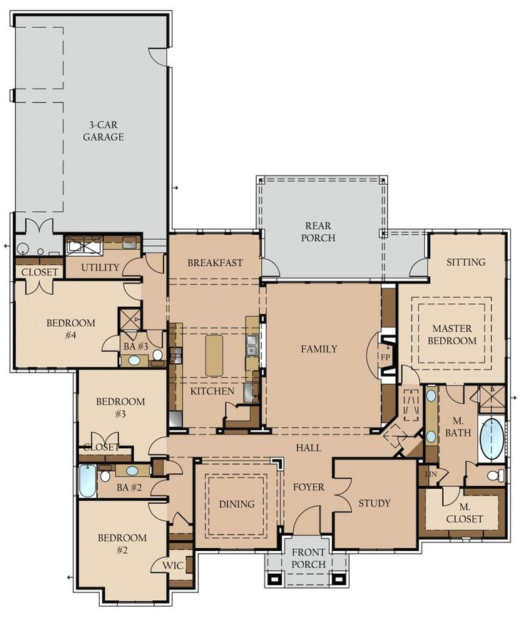 House Plans with Rear Side Entry Garage 20 Best Images About House Plans On Pinterest