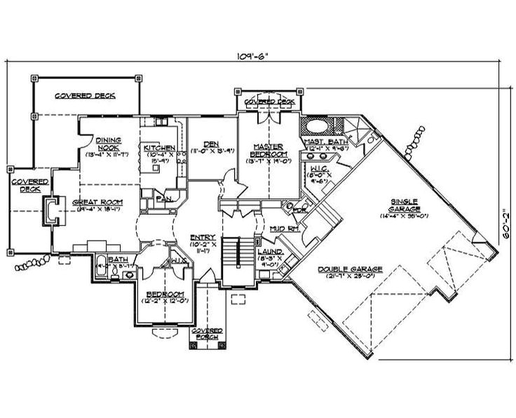 House Plans with Rear Side Entry Garage This 2378 Square Feet Traditional Style 5 Bedroom 4 Bath