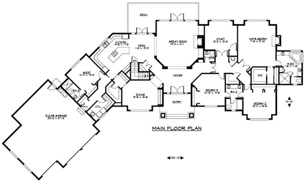 Huge Ranch House Plans Large Ranch House Plans Inspiration House Plans 64580 Huge Ranch House Plans Large Ranch House Plans Inspiration House Plans 64580