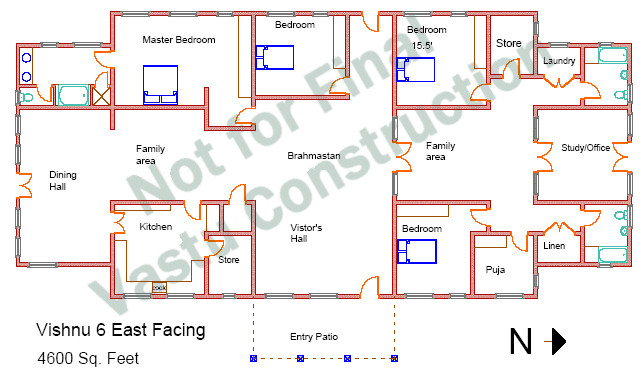 Indian Vastu Home Plans Vastu Homes Vishnu 6 East Facing Indian Vastu Home Plans Vastu Homes Vishnu 6 East Facing