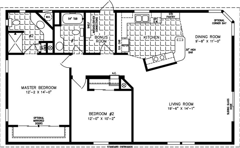 Jacobsen Homes Floor Plans the Tnr 2453b Manufactured Home Floor Plan Jacobsen