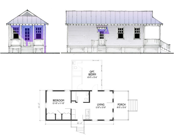 Katrina Home Plan Small Scale Homes Katrina Cottages Cusato Cottages Katrina Home Plan Small Scale Homes Katrina Cottages Cusato Cottages