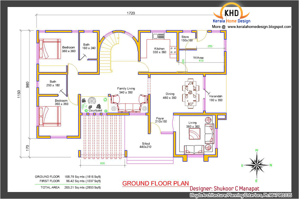 Kerala Home Plans and Elevations Beautiful 2853 Sq Ft 4 Bedroom Villa Elevation and Plan Kerala Home Plans and Elevations Beautiful 2853 Sq Ft 4 Bedroom Villa Elevation and Plan