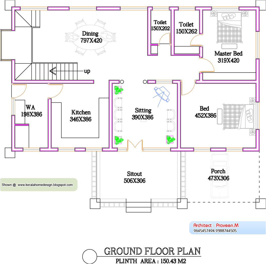 Kerala Home Plans Free Kerala Home Plan and Elevation 2800 Sq Ft Kerala