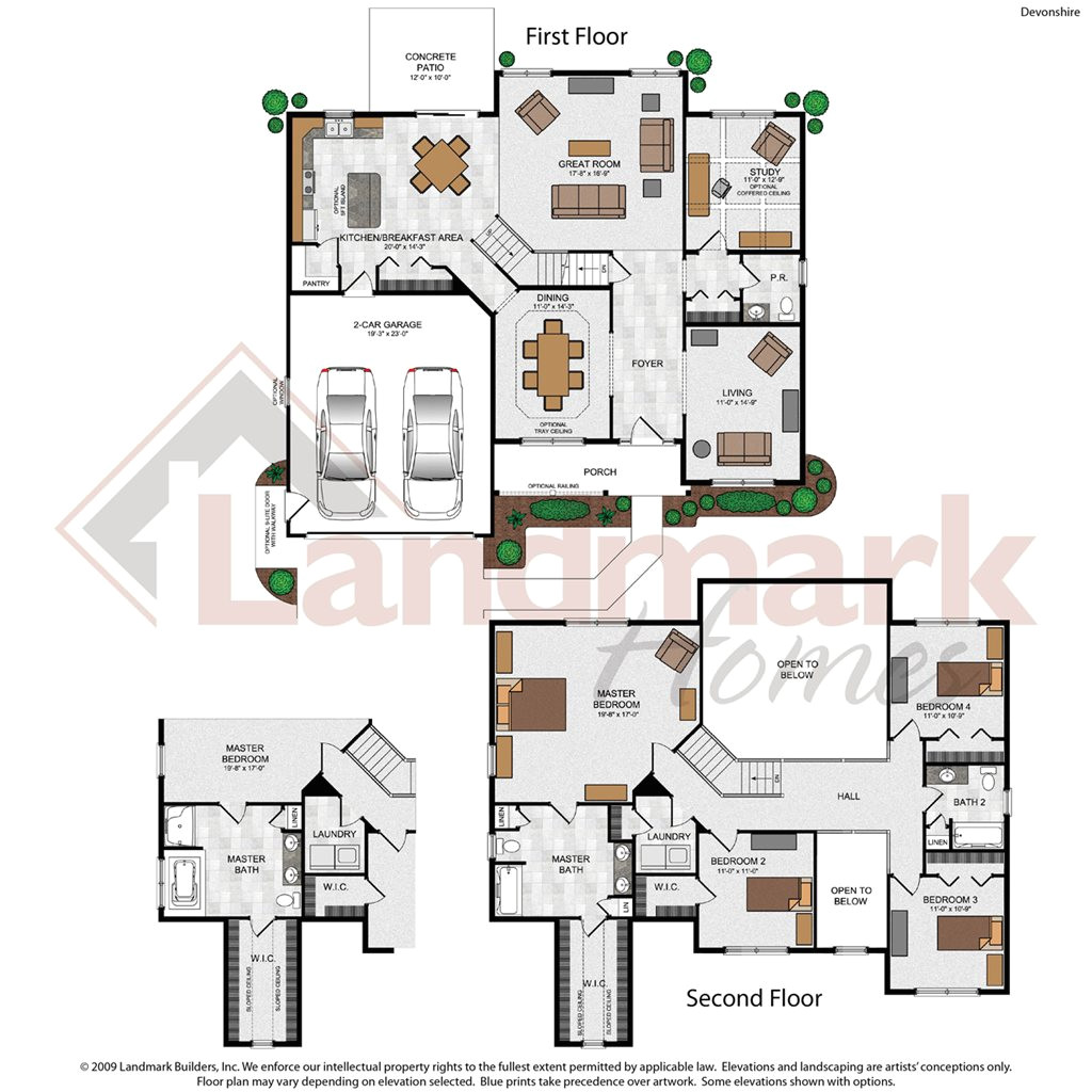 Landmark Homes Floor Plans Devonshire Home Plan by Landmark Homes In Available Plans