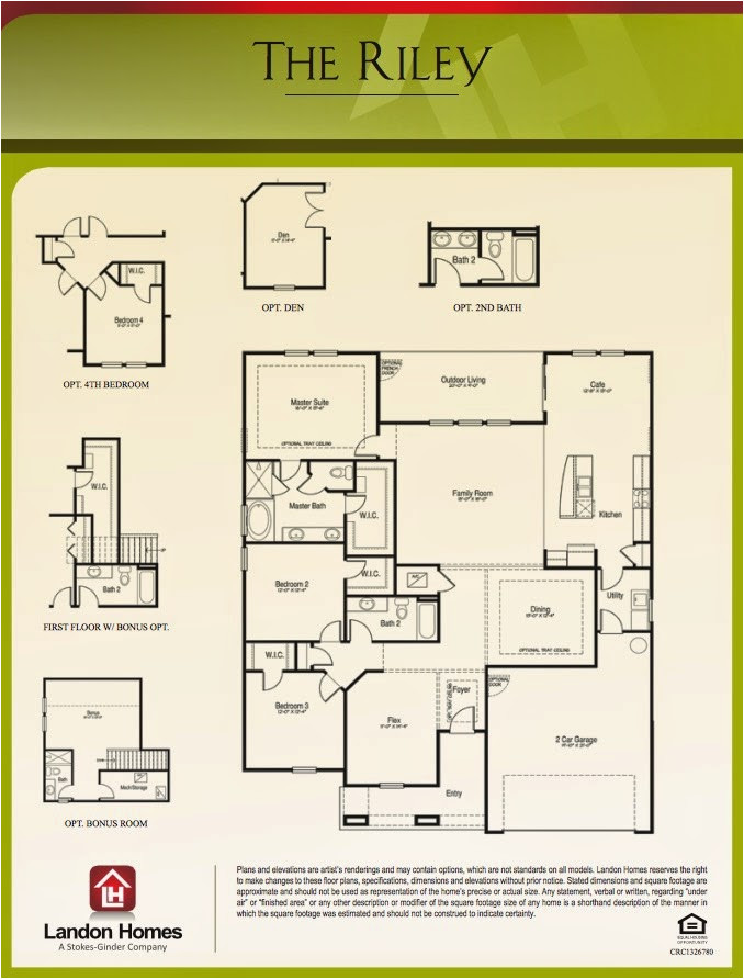 Landon Homes Floor Plans Landon Homes Featuring the 39 the Riley 39 Floorplan St