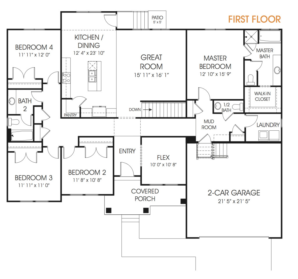 Landon Homes Floor Plans Landon Upscale Utah Rambler Floor Plan Edge Homes Landon Homes Floor Plans Landon Upscale Utah Rambler Floor Plan Edge Homes