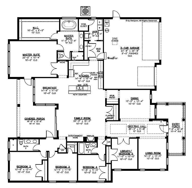 Large Home Floor Plans Big House Plans Smalltowndjs Com