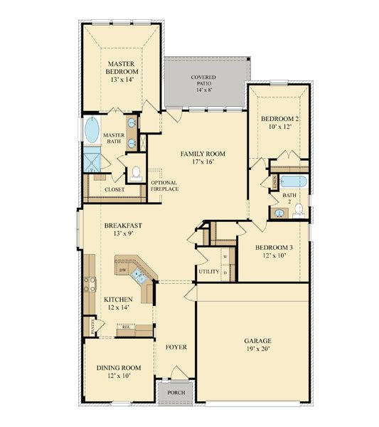 Lennar Homes Floor Plans Onyx New Home Plan In Imperial Oaks Brookstone Collection