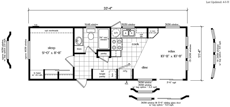 Little House On the Trailer Plans Caretaker Cottage 11 4 33 4 1 Bed 1 Bath 378 Sq Ft Little House On the Trailer Plans Caretaker Cottage 11 4 33 4 1 Bed 1 Bath 378 Sq Ft