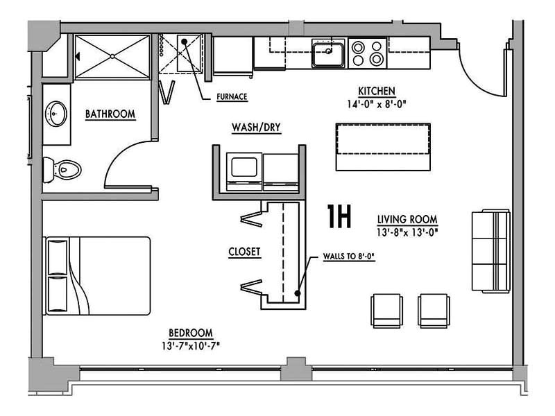 Loft Home Floor Plans Floor Plan 1h Junior House Lofts Loft Home Floor Plans Floor Plan 1h Junior House Lofts