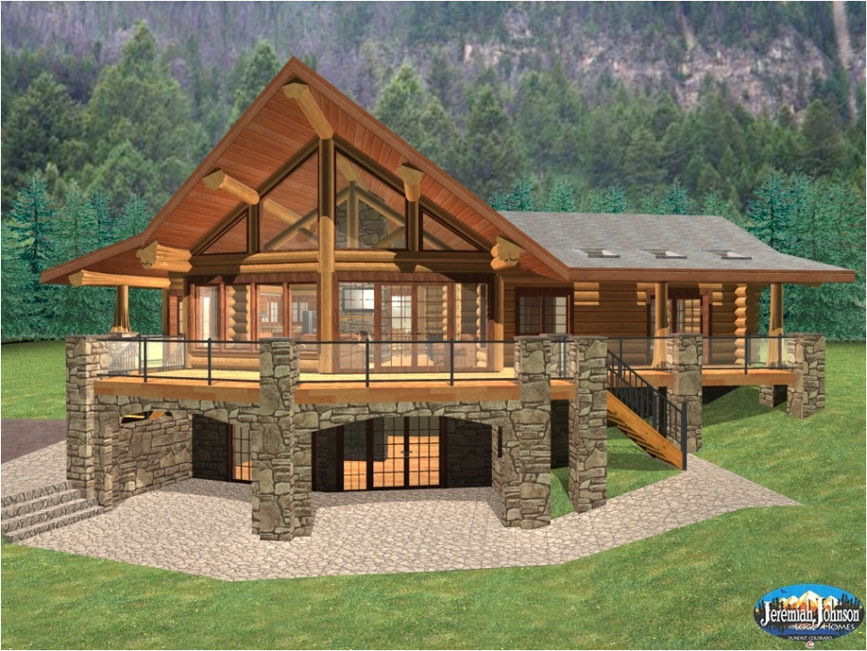 Log Home Plans Colorado Beautiful Log Home Basement Floor Plans New Home Plans