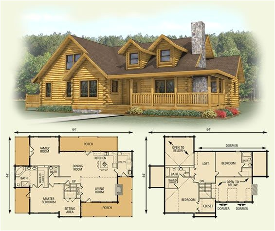 Log Home Plans Free Fresh Log Home Floor Plans with Loft New Home Plans Design