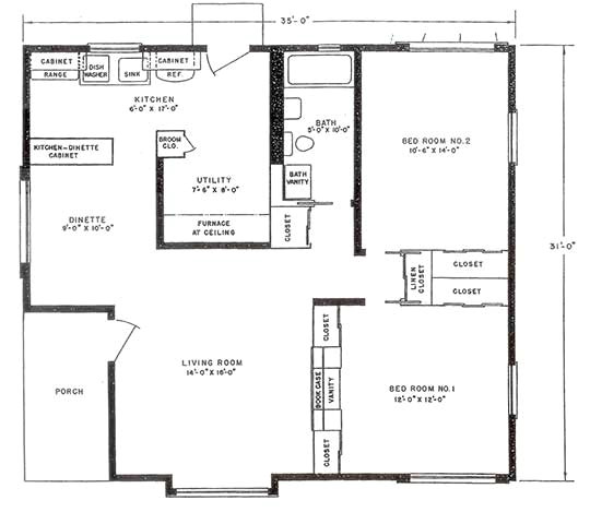 Lustron Homes Floor Plans Lustron Floor Plan Bluff View House