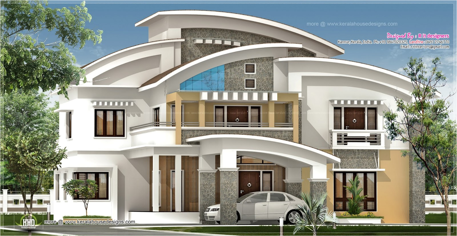 Luxury Home Plans 3750 Square Feet Luxury Villa Exterior Kerala Home