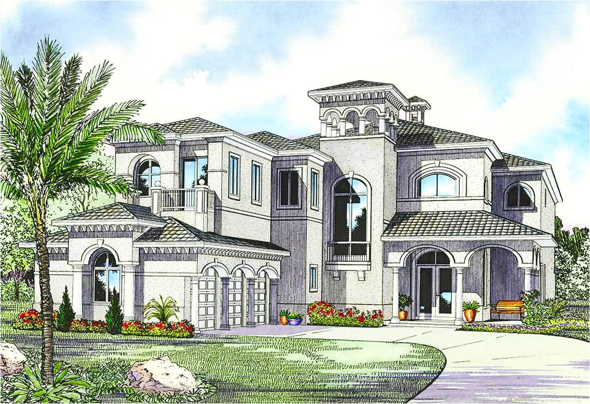 Luxury Homes Plans with Photos Luxury Mediterranean House Plan 32058aa Architectural