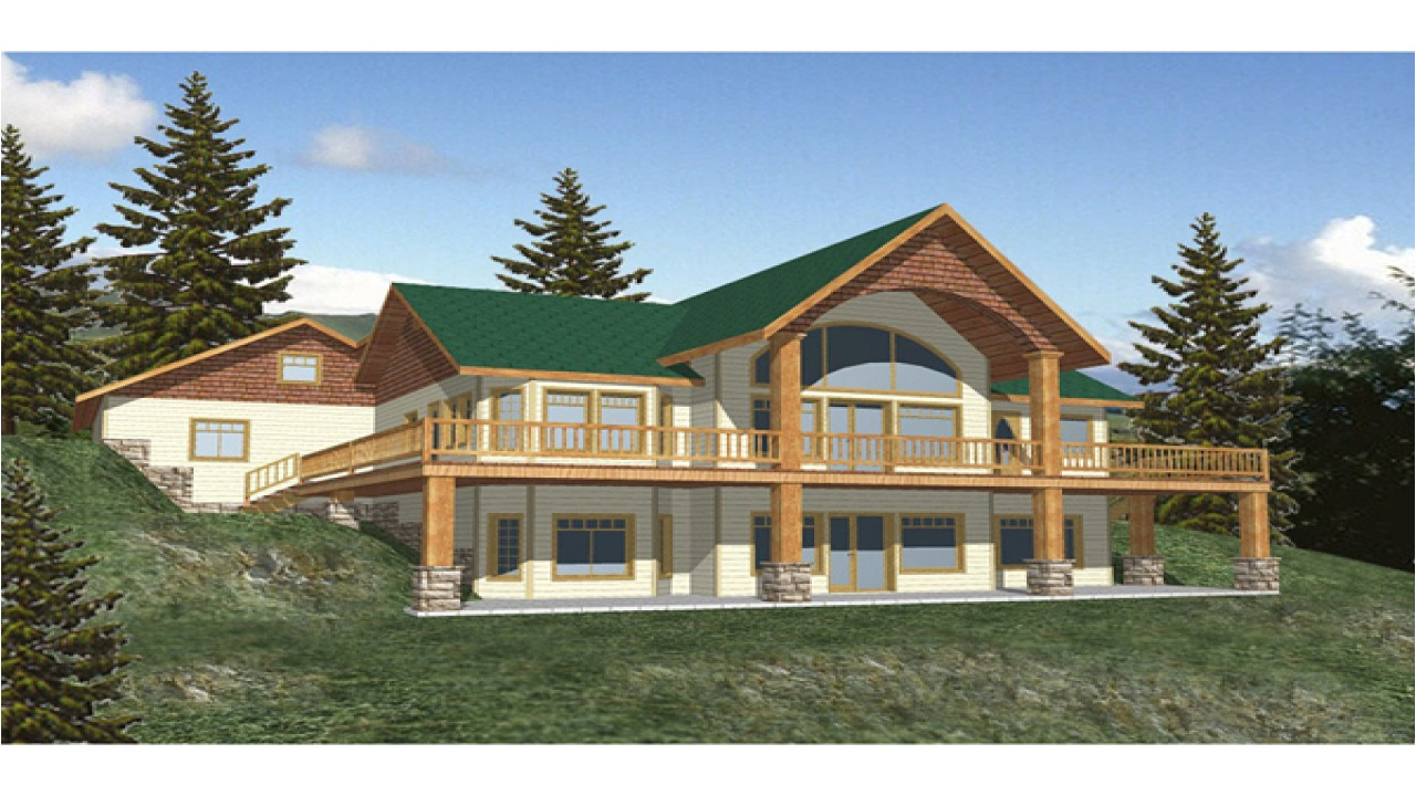 Luxury Waterfront Home Plans Ranch House Plans with Walkout Basement Walkout Basement