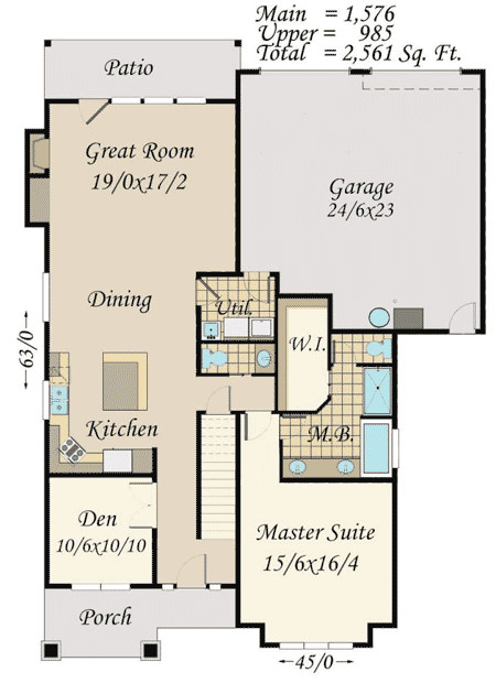 Main Floor Master Home Plans Craftsman House Plan with Main Floor Master 85110ms Main Floor Master Home Plans Craftsman House Plan with Main Floor Master 85110ms