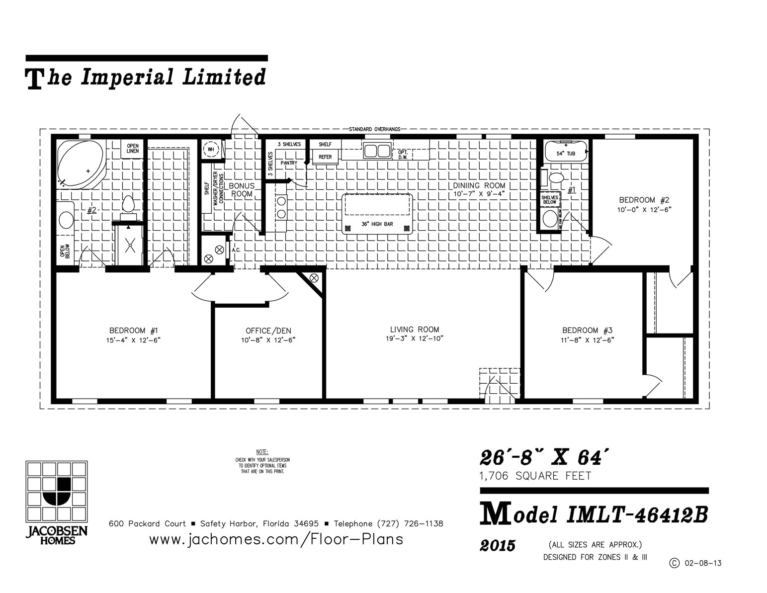 Manufactured Home Plans Imlt 46412b Mobile Home Floor Plan Ocala Custom Homes Manufactured Home Plans Imlt 46412b Mobile Home Floor Plan Ocala Custom Homes