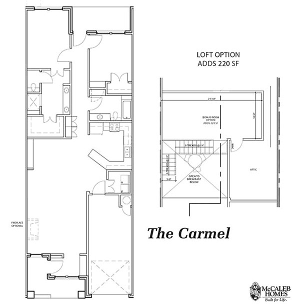 Mccaleb Homes Floor Plans the Carmel Mccaleb Homes Floor Plans the Carmel