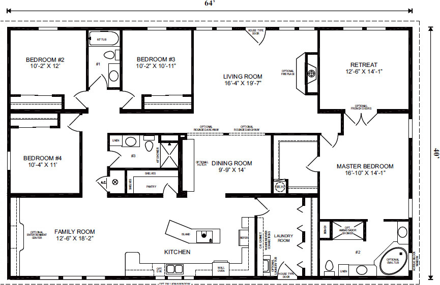 Mobile Home Floor Plans Florida Modular Homes Florida Floor Plans House Design Plans