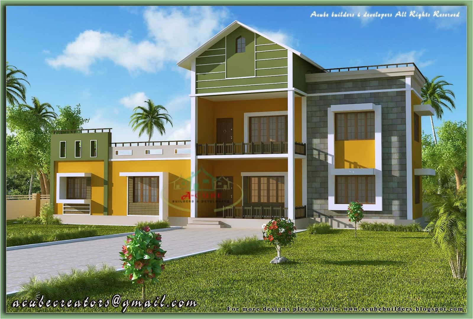 Model Home Plans Kerala Home Model Sloping Roof House Elevation at 1700 Sq Ft Model Home Plans Kerala Home Model Sloping Roof House Elevation at 1700 Sq Ft