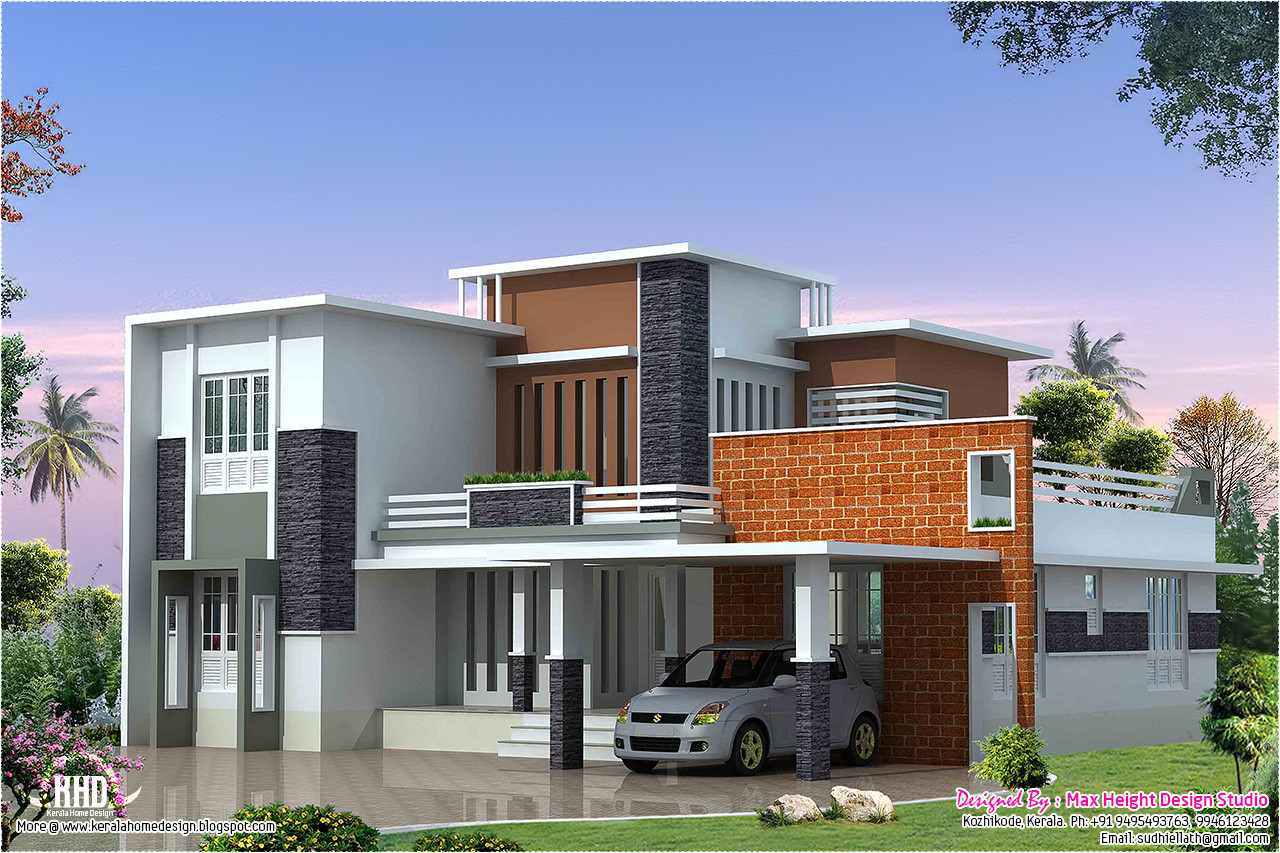 Modern Contemporary Homes Plans 2400 Sq Feet Modern Contemporary Villa Kerala Home Modern Contemporary Homes Plans 2400 Sq Feet Modern Contemporary Villa Kerala Home