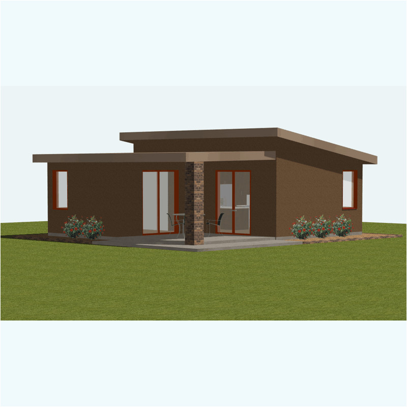 Modern Small Home Plans Studio600 Small House Plan 61custom Contemporary