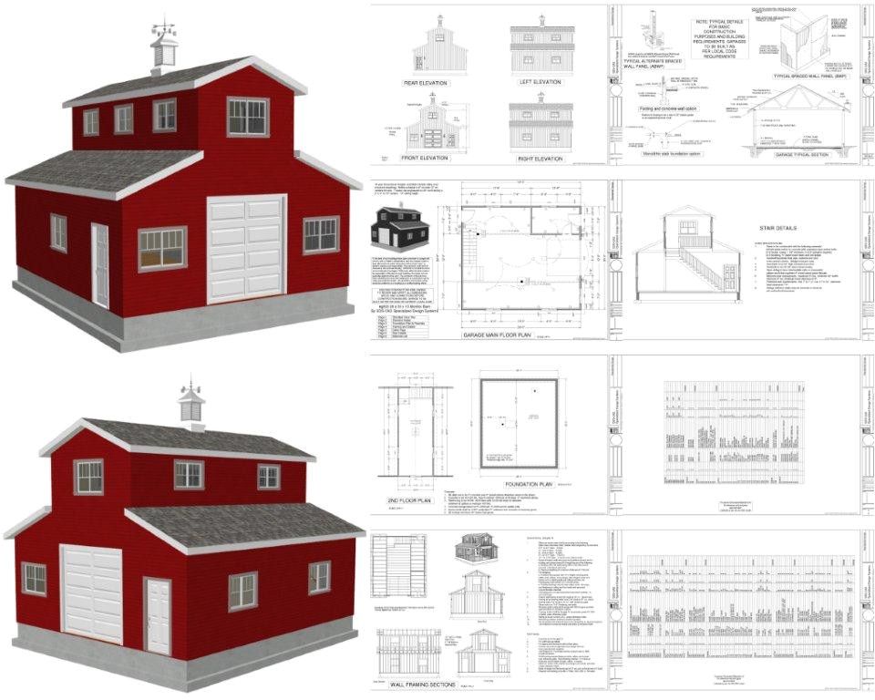 Monitor Barn House Plans Monitor Barn Plans and Blueprints