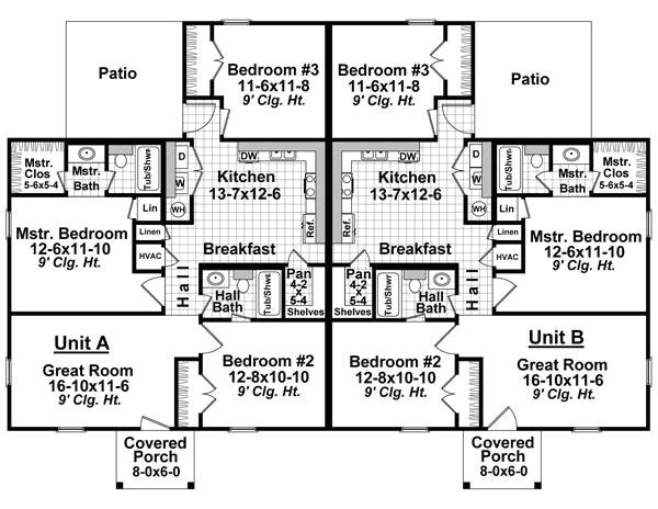 Mother Daughter House Plans the Carson Creek 1604 3 Bedrooms and 2 5 Baths the