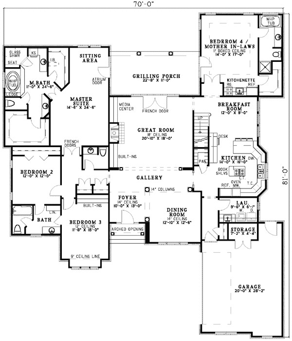 Mother In Law Suite Home Plans House Plans with Mother In Law Suites Plan W5906nd