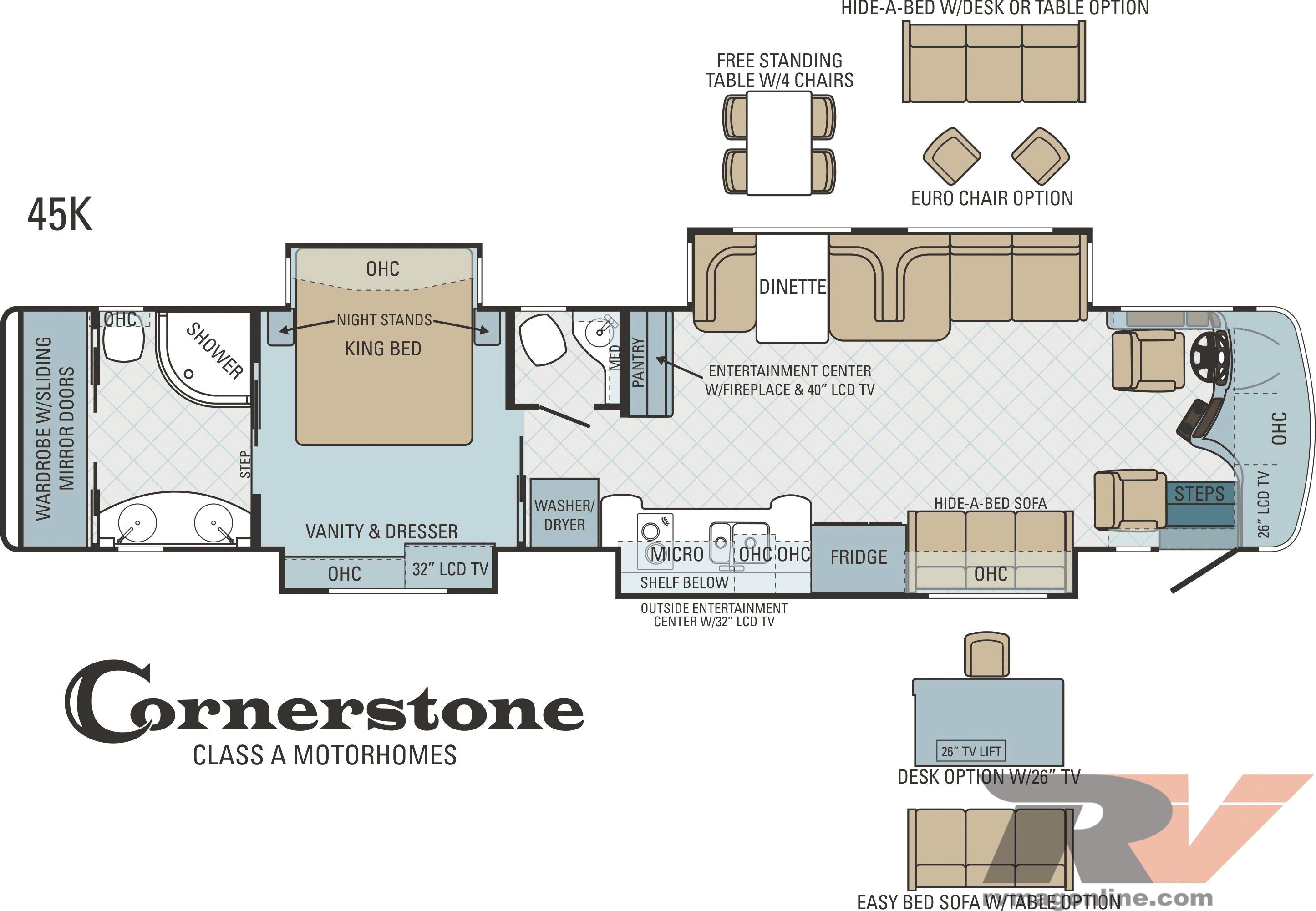 Motor Home Plans 2013 Entegra Cornerstone 45k Motorhome Overview Rv