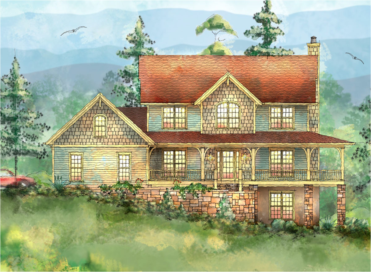 Mountain Home Plan Mountain Home with Wrap Around Porch 26703gg Mountain Home Plan Mountain Home with Wrap Around Porch 26703gg