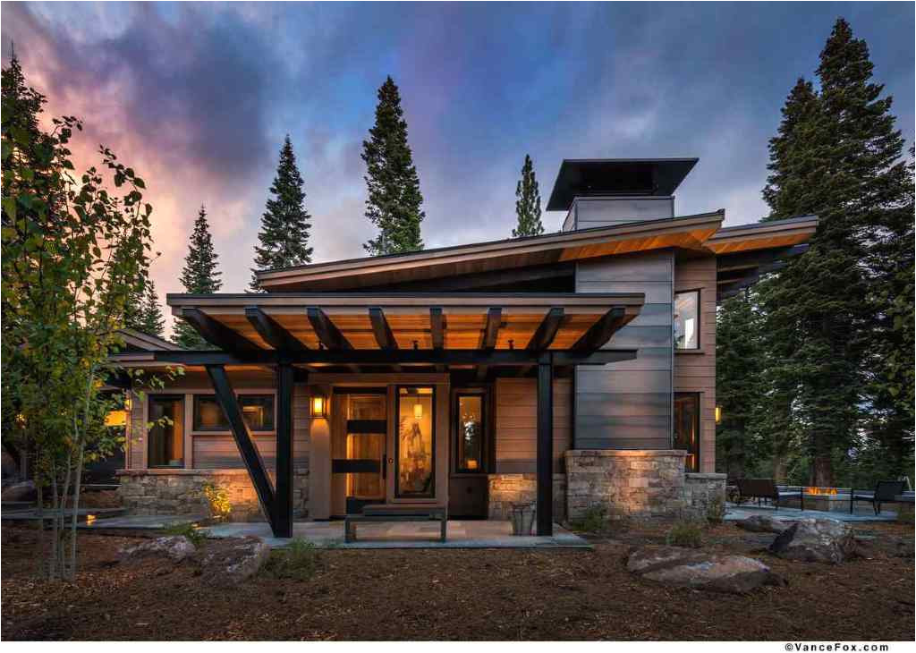 Mountain Home Plans This Modern Mountain Retreat is Ideal Place to Unwind