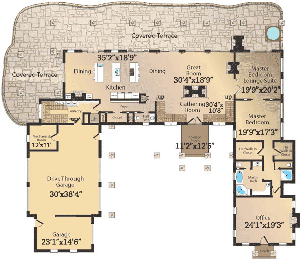 Mountain Homes Floor Plans Over the top Mountain Home Plan 13301ww 1st Floor Mountain Homes Floor Plans Over the top Mountain Home Plan 13301ww 1st Floor