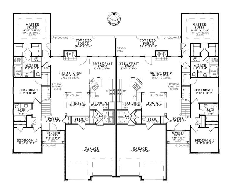Multi Family Home Floor Plans Davis Rustic Duplex Plan 055d 0866 House Plans and More Multi Family Home Floor Plans Davis Rustic Duplex Plan 055d 0866 House Plans and More