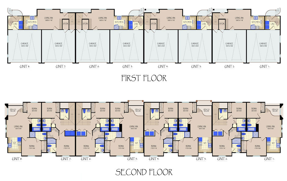 Multi Residential House Plans Multi Family Unit Floor Plans Multi Residential House Plans Multi Family Unit Floor Plans