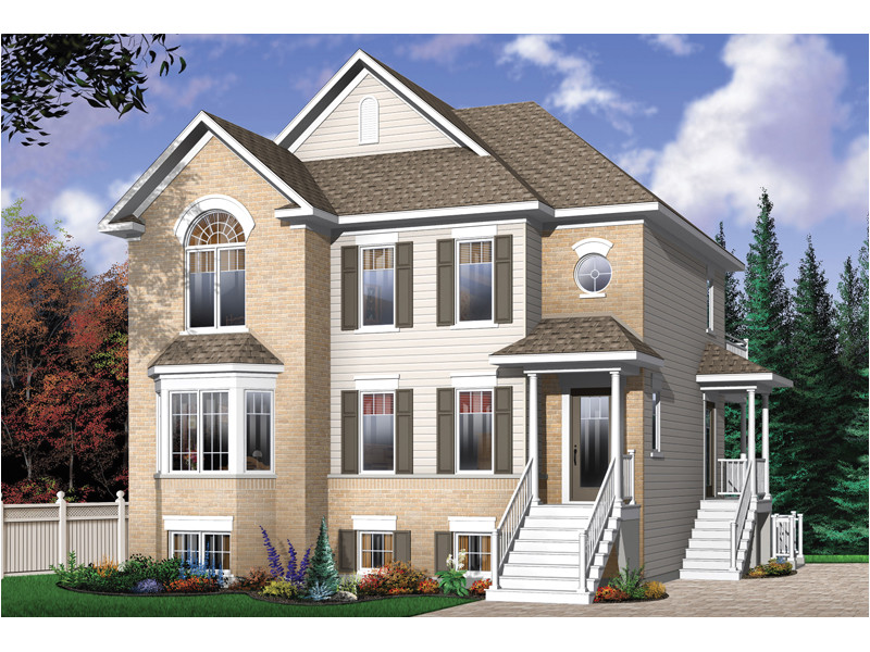 Multifamily Home Plans Geary Place Triplex townhouse Plan 032d 0383 House Plans Multifamily Home Plans Geary Place Triplex townhouse Plan 032d 0383 House Plans